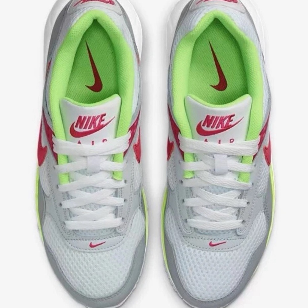 NIKE Air Max Correlate Training Shoes White/Fireberry-Pure Platinum - Picture 3 of 16